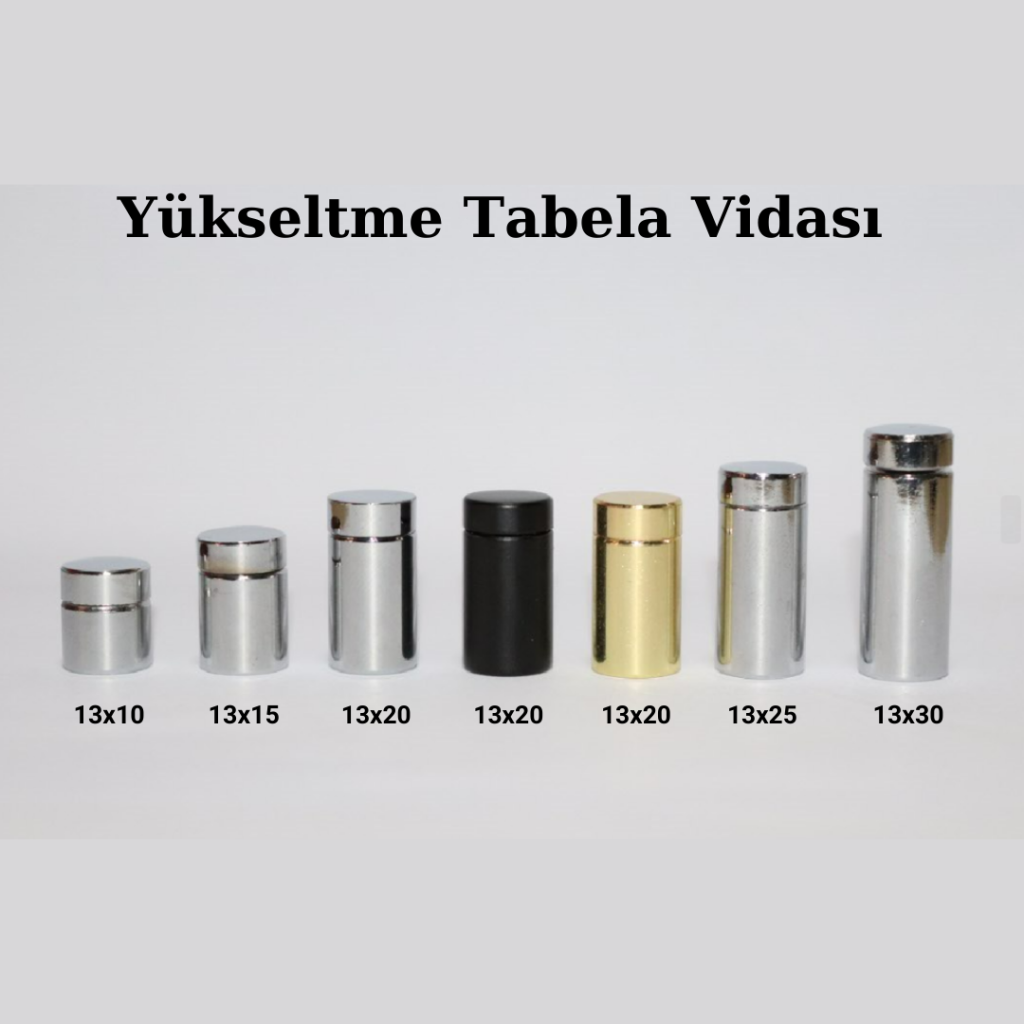 Yükseltme Tabela Vidası 13 lük