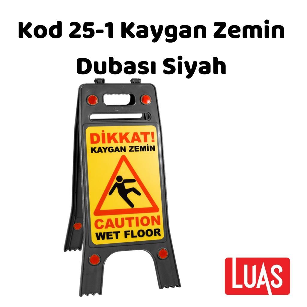 Kod 25-1 Kaygan Zemin Dubası Siyah